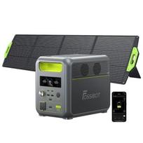 Nešiojamas elektrinis generatorius - FOSSIBOT - F1200 - 1200W - 1024Wh - 200W saulės skydelis žalia