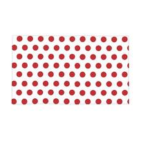 Red Polka Dot on White Soft Face Towel Quick Dry Pool Bath Cotton Towels Breathable W30*H60(CM)