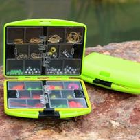24 skyriai žvejybos reikmenų rinkinys, Vandeniui atsparus suktukas, žūklės įrankių dėžė fishing accessorie set