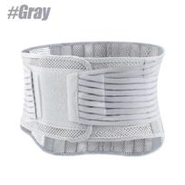 Adjustable Waist Trainer Belt Men Women Lower Back Brace Spine Support Waist Belt Orthopedic Breathable Lumbar Corset M