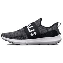 Under Armour Surge 3 Slip Juodi Balti Moteriški Sportbačiai 3026507-001 35.5