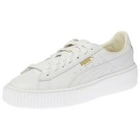 Puma Basket Platform Core Balti Auksiniai Moteriški Kedai 364040-04 39 white