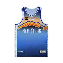 Li Ning CBA Series 24-25 Season CBA Xinjiang Guanghui Fan Edition Pullover V-Neck Logo Print Sleeveless Basketball Jersey Men jersey AAYU541-1 L
