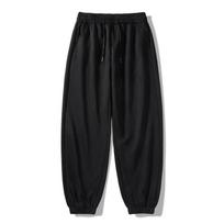 Sweatpants men's spring and autumn new solid color men's loose leggings sweatpants casual versatile drawstring long pants M
