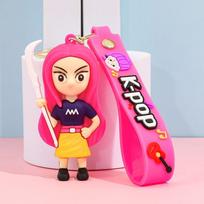 Nauji Demonų Medžiotojai K-POP Aksesuarai Silikoninis Raktų Pakabukas Animacinis Personažas Animacijos Aksesuarai Dovanos Independent opp packaging