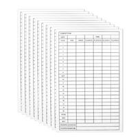 5/10pcs Score Card Coated Paper Recording Cards Portable Golf Competition Scorecards Sports Accessory Easy to Use