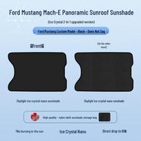 2021 m. Ford Mustang Mach-E stoglangio saulės skydelis: Ledukų kristalo šilumos izoliacija, UV apsauga, privatumas, nepermatomas 2021 Ford Mustang Mach-E