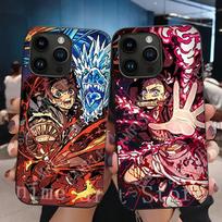 Anime Demon Slayer Nezuko/Tanjirou/Zenitsu 3D telefono dėklas, skirtas IPhone, SAMSUNG, Xiaomi/Redmi ir kt.. Kūrybiška telefono dėklo dovana iPhone15