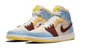 Air Jordan Maison Chateau Rouge x Air Jordan 1 Mid SE 'Fearless' CU2803-200 43