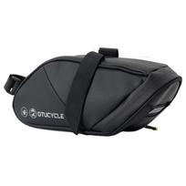 Bicycle Under Seat Bag Bike Strap-On Saddle Bag Large Capacity Cycling Seat Pack with Reflective Strip for Outdoor Riding juoda