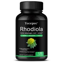 Premium Rhodiola Root Complex 600 Mg Dietary Supplement, 120 Capsules Per Bottle 120 Capsules