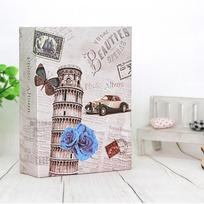 New Family 6 Inch Art Photo Albums Classic 100 Photos 4R Image Photo Storage Retro Interstitial Album Home Decoration