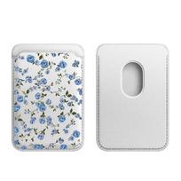 For Magsafe Wallet Magnet Phone Card Bag Safety Anti-theft Mobile Phone Case Strong Adsorption for iPhone 17 16 15 14 13 ProMax balta