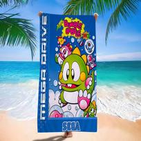 Arcade Game B-Bubble-B-Bobble Anime Beach Swimming Towel Soft Absorbent Washcloth Children's Gifts for Kids Travel Camping Gym W30*H60(CM)