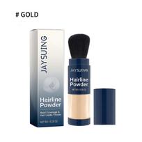 Hairline Powder Instantly Conceals Hair Loss, Root Touch Up Hair Powder, Root Cover Up Hairline Shadow Powder for Thinning Hair Unisex tamsiai ruda spalva