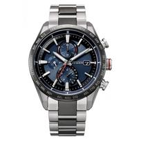 [PILIETIS] Laikrodis ATTESA ACT Line Radio Solar Waterproof AT8186-51L Men's Silver