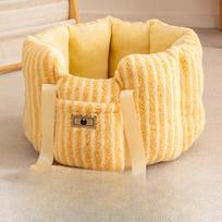 Car Dog Kennel Small and Medium Sized Dog Multi Functional Dog Kennel Lazy Sofa Warm Outdoor Cat Cushion Thick Style M [