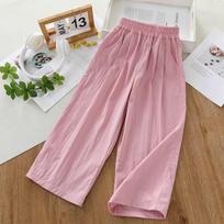 Girls' Yamamoto Pants for Summer Thin and Quick Drying Pants for Adults Children's Mosquito and Sun Protection Wide Leg Pants 110