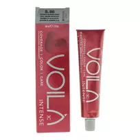 Intercosmo, Voila 3C Intense, Permanent Hair Dye, 5.86 Light Brown Toffee Red, 60 ml