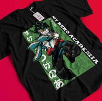 Deku T-shirt My Hero Academia Japanese Manga Anime Midoriya Dabi Shoto Shirt BB1157 4XL
