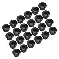24 vnt. Gitaros stygų laikiklių 10 mm Aukštos kokybės plastikinė medžiaga Pusiau uždaras dizainas Gitaros dalys Juodi