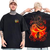 Japanese Anime Dragon Ball Super Men Women Summer T-shirt Leisure Sport Fitness Loose Oversized Comfortable Cotton Short Sleeves S