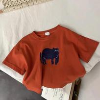 Korėjietiški Streetwear Vintažiniai Animacinių Filmų Spaudiniai Unisex Vaikų Marškinėliai Per dydį Vasariniai Marškinėliai Berniukams Mergaitėms 90cm