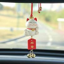 Dovanos Japonijos laimės katė Automobilio pakabukas Mielas kūrybingas Automobilio interjero aksesuarai Palaiminimas Kawaii Kabantys automobilio papuošalai Namai