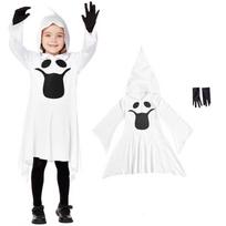 Baltas Dvasios Cosplay Kostiumas Vaikams Su Elegantiškomis Pirštinėmis Tobulas Helovino Šventėms 110 Child