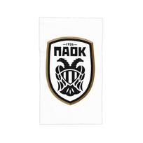PAOK Graikijos Futbolo Sporto Gerbėjai iš Salonikų Minkštas Veido Rankšluostis Greitai Džiūstantis Baseino Vonios Medvilniniai Rankšluosčiai Sugeriantis Greitai W40*H60(CM) black