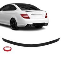 Spoileris ant Bagažinės dangčio, skirtas Mercedes C204 coupe (11-15), juodas blizgus