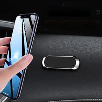Kūrybingas magnetinis telefono laikiklis automobiliui, tvirtinamas prie oro ventiliacijos grotelių juoda
