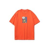 Li Ning X Star Wars Collaboration Sports Fashion Series Printed Loose Round Neck Short Sleeve T-Shirt Men Tops Orange AHSR407-3 XXL