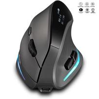 Bluetooth Wireless Mouse with Display,Rechargeable,6 Buttons Ergonomic Vertical Mouse,Progammable Computer Mouse for PC,Laptop juoda