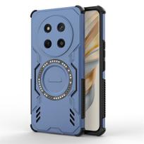 Šarvuotas dėklas Honor Magic 7 Lite telefonui, magnetinės adsorbcijos, belaidžio įkrovimo dangtelis, Honor Magic7 6 Lite dėklas, Honor Magic 7 Lite dėklas Honor Magic6 Lite mėlyna