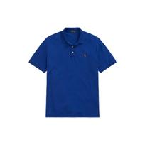 Polo Ralph Lauren Solid Cotton Slim Fit Short Sleeve Polo Shirt Men tops Blue MNPOKNI1N821590-400 XS