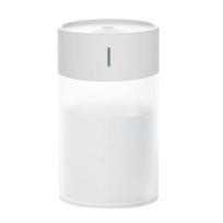 USB maitinamas oro drėkintuvas su naktine lempute Stalinis drėkintuvas automobiliui, namams, kambariui 260 ml talpa