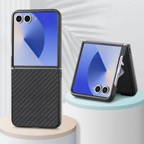 Carbon Fiber Folding Cover Case for Samsung Galaxy Z Flip 7 5G Flip7 Flip6 Flip 6 5 4 3 2 1 Flip4 Flip5 Flip3 Flip2 Thin Cases Galaxy Z Flip juoda