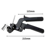 Cable Ties Plier Fastening Strap Cutting Tool Cutter Tension Automatic Zip Gun 304 Stainless Steel Locking Tie Hand Wrap Tool Pack of 1 juoda