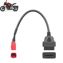SensaBliss OBD kabelio jungtis motociklui, gedimų diagnostikos skaitytuvo adapteris, 16 kontaktų į 6