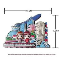 Merlion Fridge Magnet - Singapore Travel Souvenir and Home Decoration