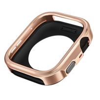 Tvirti metaliniai dėklai, skirti Huawei Watch Fit 4 Pro, tuščiavidurio korpuso dalis, priedai, apsauginis dangtelis, suderinamas su Huawei Fit 4 Pro For Huawei Fit 4 Pro rožinio aukso spalvos