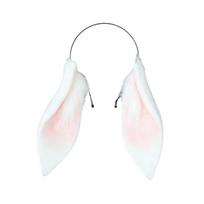 Hare Ears Handmade Animal Furry Rabbit Headband Hair Hoop for Masquerade