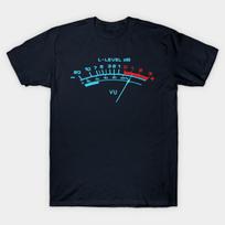 Men Black Print T-shirt Music Power No-Cut Transfer Paper Print Cotton Tshirt 4XL tamsiai mėlyna
