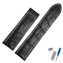 Genuine Leather watch band For Hamilton Kaqi Field Aviation  Oris Omega Frosted Folding Buckle Watch Chain 20mm 22mm  Strap 20mm