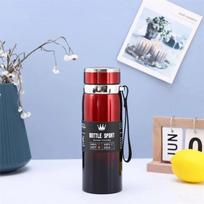 1 l terminio vandens butelis Laikyti šaltai ir vandens butelio termosas vandeniui arbata Kava vakuuminės kolbos nerūdijančio plieno termosas butelis 1000ml raudona