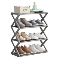 Shoe Storage Rack Detachable 4 Tiers Large Capacity Stable Structure Closet Entryway Shoe Shelf Bedroom Shoe Organizer Free Standing Shoe Holder pilka