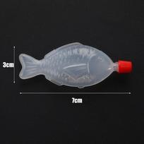 M-10vnt Žuvies formos 8,5ml Sojų padažo vienkartinė padažo buteliukas Sushi pagardų buteliukas Acto buteliukas Prieskonių buteliukai Pakavimo buteliukas skaidri