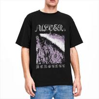 Kūrybiški Ulver Electronica Grupės Bergtatt Marškinėliai Vyrams Moterims Apvalia Kaklo Iš Švarios Medvilnės Black Metal Trumpomis Rankovėmis Didelio Dydžio Drabužiai S juoda