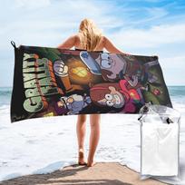Gravitys Falls Beach Towel Soft Microfiber Quick Dry Absorbent Quick Towels For Bath W30*H60(CM)